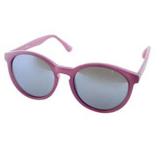 Isaac Mizrahi Womens IM 43 75 Matte Purple Plastic Round Sunglasses