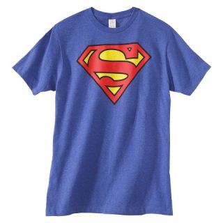 Mens Big & Tall Superman T Shirt Royal Blue
